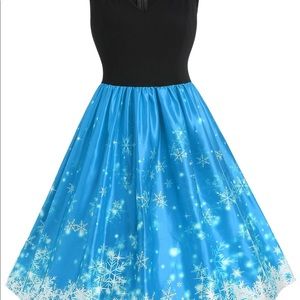 Frozen/Winter Wonderland dress